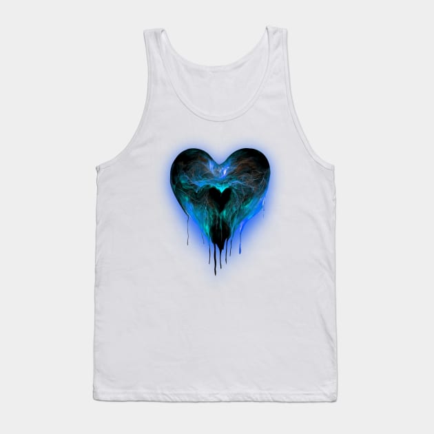 Burning Heart Tank Top by orange-teal